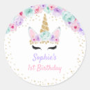 Zoek naar paarse eenhoorn stickers Goudglitter