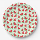 Recherche de motif de pastèque assiettes en papier Melon