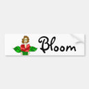 Recherche de fleurs rouges voiture autocollants Vert