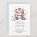 Recherche de tiger baby shower invitations Animal
