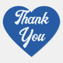 Recherche de coeurs bleus autocollants Merci