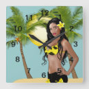 Recherche de noix de coco horloges Arbre