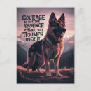 Recherche de courage cartes postales Motivation