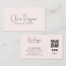 Recherche de pour le maquilleur cartes visite Client(e)