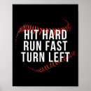 Recherche de joueur de base ball posters Drôle
