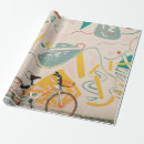 Recherche de vieux vintage papier cadeau Blanc