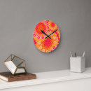 Recherche de mandala orange horloges Jaune