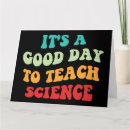 Recherche de scientifiques vœux cartes Teacher