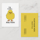 Recherche de oiseau mignon cartes visite Chic