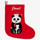 Recherche de ours panda chaussette de noël Pandas