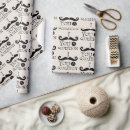 Recherche de moustache noire papier cadeau Hipster