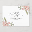 Recherche de rsvp rose cartes postales Script de calligraphie