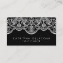 Recherche de dentelle noire cartes visite Pour elle