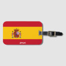 Recherche de drapeau espagnol bagages étiquettes Drapeau de l'espagne