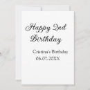 Recherche de 2ème vœux cartes Minimaliste