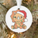Recherche de triceratops ornements Noël