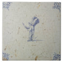 Recherche de tuile de bleu de delft carreaux Vintage