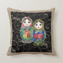 Recherche de poupée russe coussins Mignon