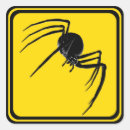 Recherche de araignées noires autocollants Arachnide