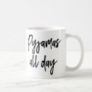 Recherche de pyjamas tasses Typographie