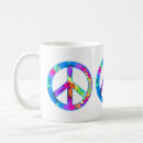 Recherche de signe de paix vert tasses Rose