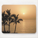 Recherche de palmiers coucher soleil tapis souris Mer