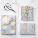 Recherche de bunnies papier cadeau Aquarelle