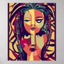 Zoek naar abstract portret posters Kleurrijk