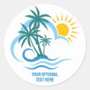 Zoek naar tropische eilanden stickers Palmbomen