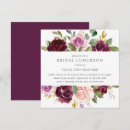 Recherche de plum purple invitations Bride