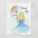 Recherche de petite fille blonde cartes postales Rose