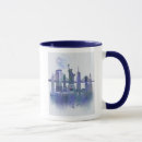 Recherche de new york skyline tasses Aquarelle