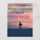 Recherche de vie heureuse cartes postales Citation