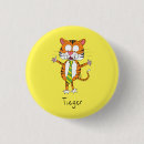 Recherche de dessin animé drôle badges Chat