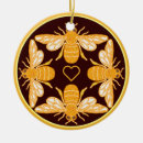 Recherche de abeille de miel ornements Coeur