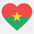 Recherche de burkina faso autocollants Drapeaux du monde