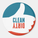 Zoek naar duimen magneten Schoon