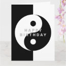 Recherche de yang vœux cartes Yin et yang