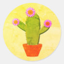 Recherche de dessin de cactus autocollants Vert