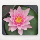 Recherche de nénuphars roses tapis souris Lotus