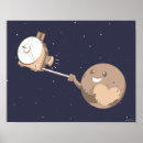 Recherche de pluton posters Drôle