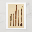Recherche de hautbois cartes postales Musical