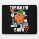 Zoek naar basketbal speler muismatten Verjaardag