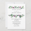 Recherche de pourpre mariage invitations Chic
