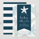 Recherche de starfish baby shower invitations Coquillage