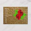 Zoek naar hibiscus visitekaartjes Tropisch