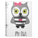 Recherche de hiboux mignons carnets Pour elle