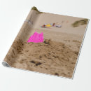 Recherche de sable de plage papier cadeau Seau