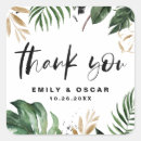 Recherche de gold foil mariage autocollants Merci