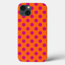 Recherche de point de polka orange Points
